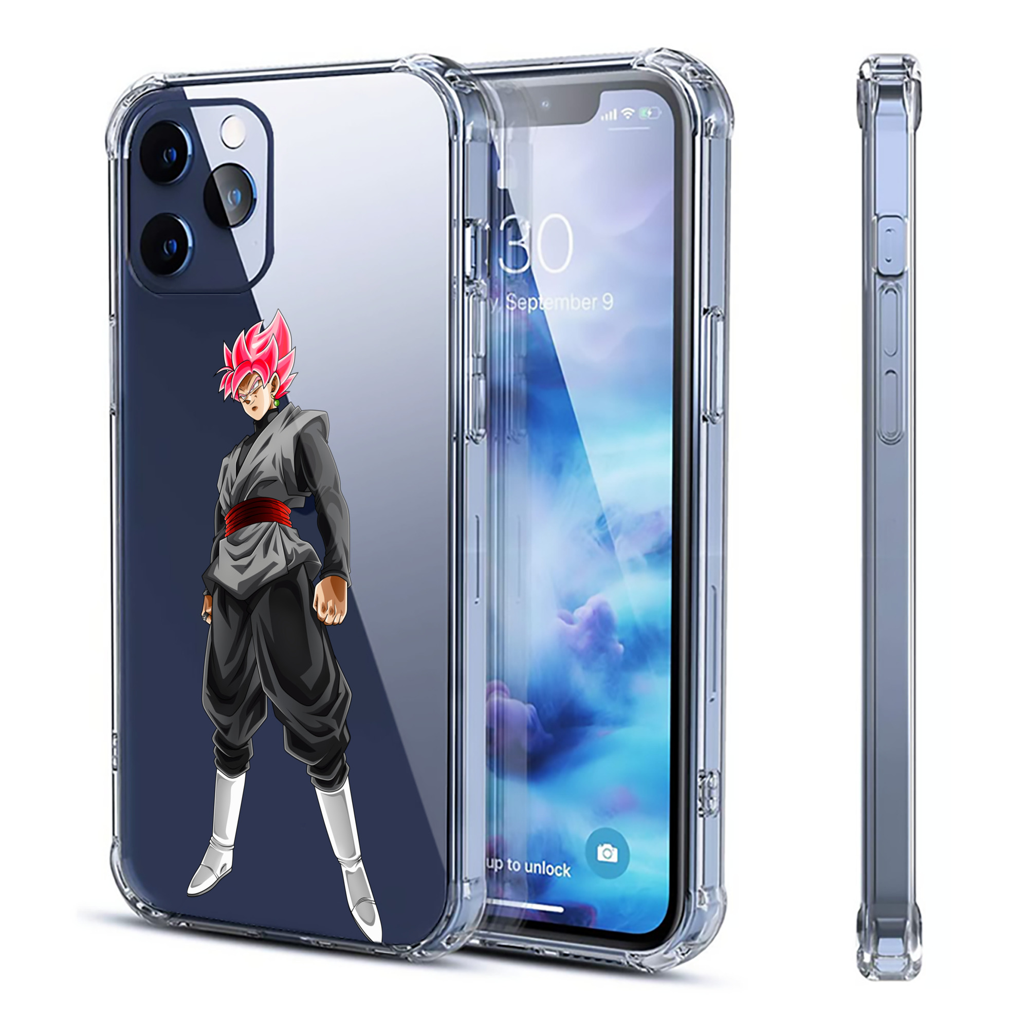 （画像用） ドラゴンボール ベジット DRAGON BALL Vegetto 【iPhone 12シリーズ対応】透明スマホケース（クリアソフトケース）
